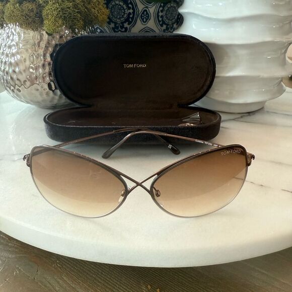 NWT Tom Ford Colette 63mm Oversized Sunglasses - Picture 2 of 9